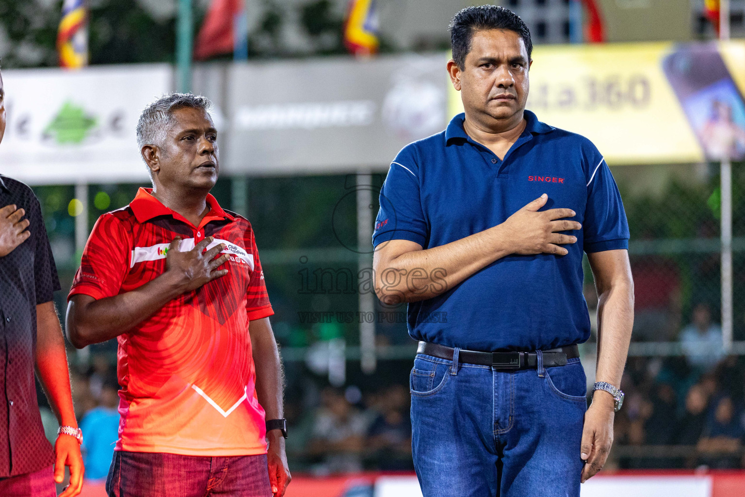 RRC vs MPL in the Semi Finals of Club Maldives Cup 2024 held in Rehendi Futsal Ground, Hulhumale', Maldives on Monday, 14th October 2024. 
Photos: Hassan Simah / images.mv