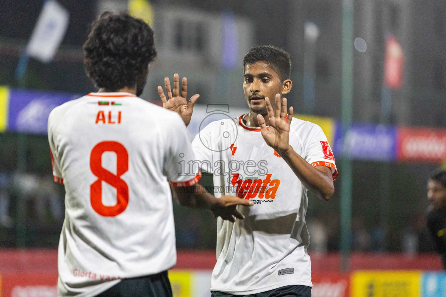 L Kalaidhoo vs L Dhanbidhoo in Day 16 of Golden Futsal Challenge 2024 was held on Tuesday, 30th January 2024, in Hulhumale', Maldives Photos: Nausham Waheed / images.mv