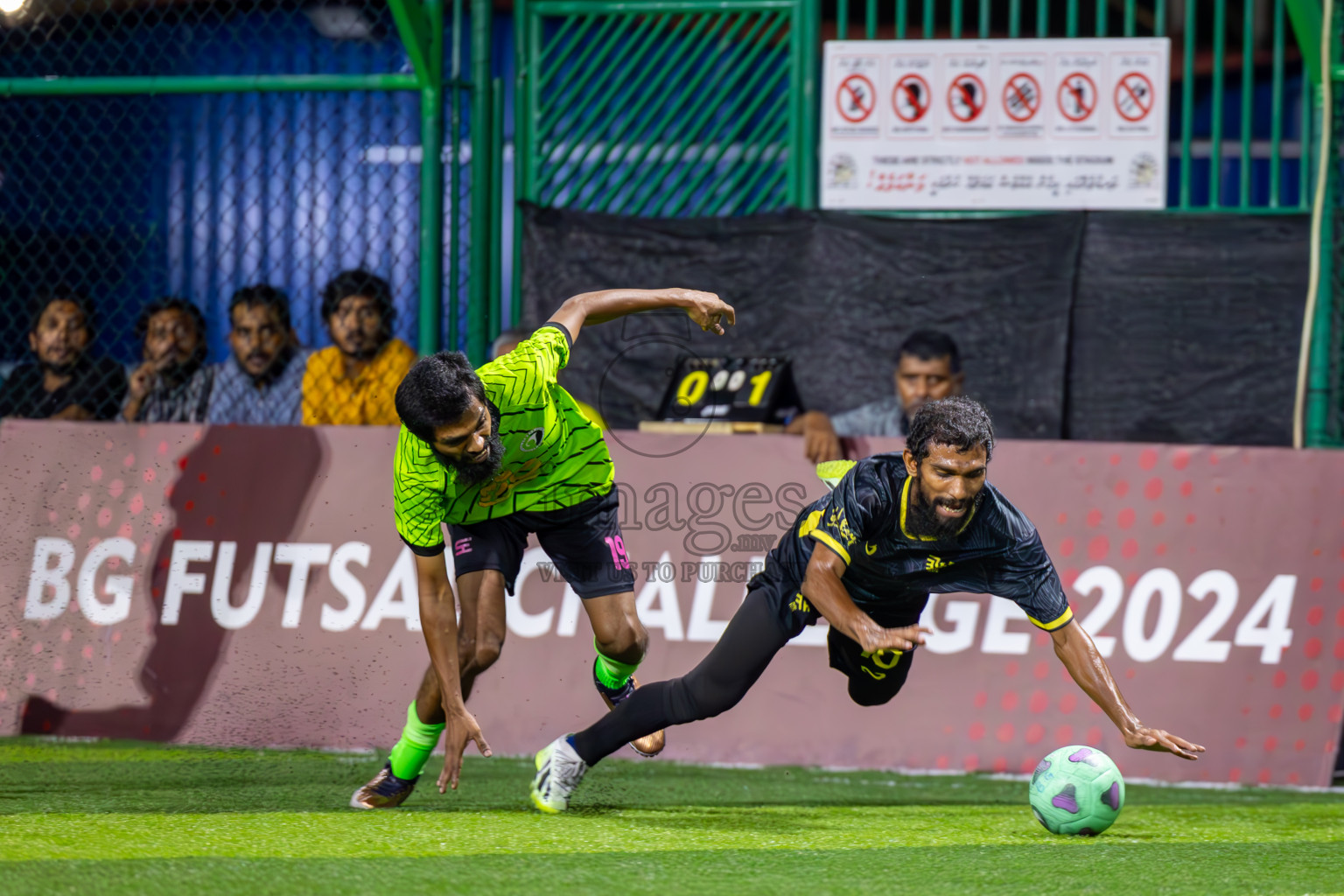 JJ Sports Club vs RDL in Finals of BG Futsal Challenge 2024 was held on Thursday , 4th April 2024, in Male', Maldives Photos: Ismail Thoriq / images.mv