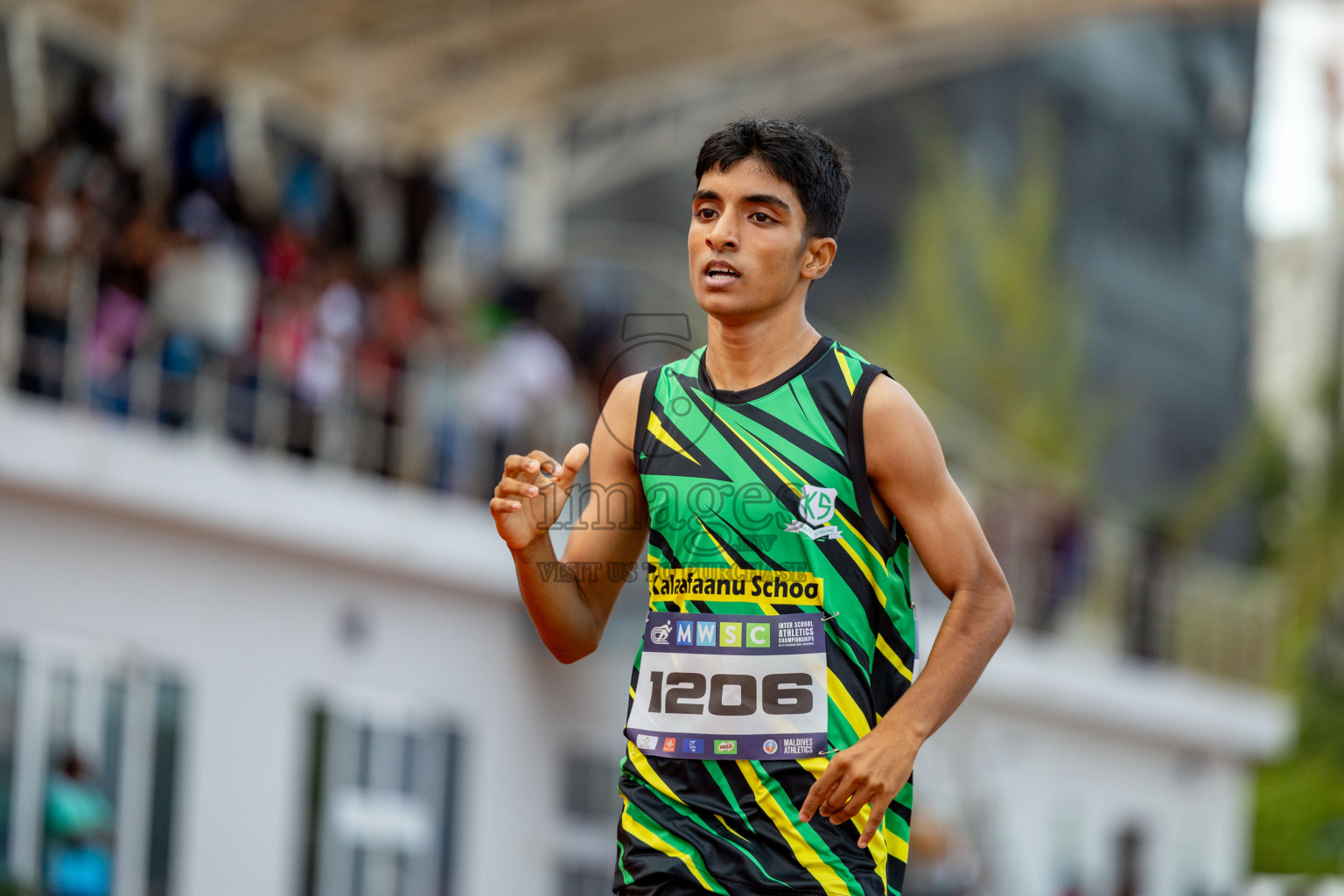 Day 2 of MWSC Interschool Athletics Championships 2024 held in Hulhumale Running Track, Hulhumale, Maldives on Sunday, 10th November 2024. 
Photos by: Hassan Simah / Images.mv