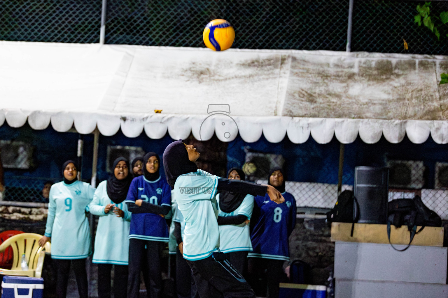 U19 Male and Atoll Girl's Finals in Day 9 of Interschool Volleyball Tournament 2024 was held in ABC Court at Male', Maldives on Saturday, 30th November 2024. Photos: Hassan Simah / images.mv