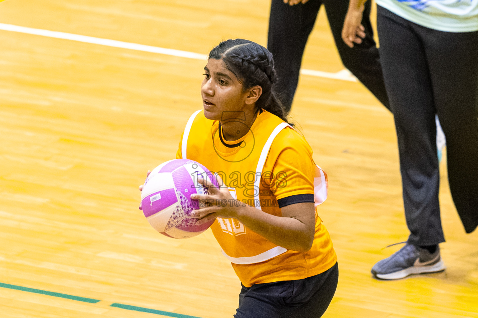 Day 8 of 24th Milo Netball Association Championship was held in Social Center at Male', Maldives on Monday, 8th September 2025. Photos: Mohamed Mahfooz Moosa / images.mv