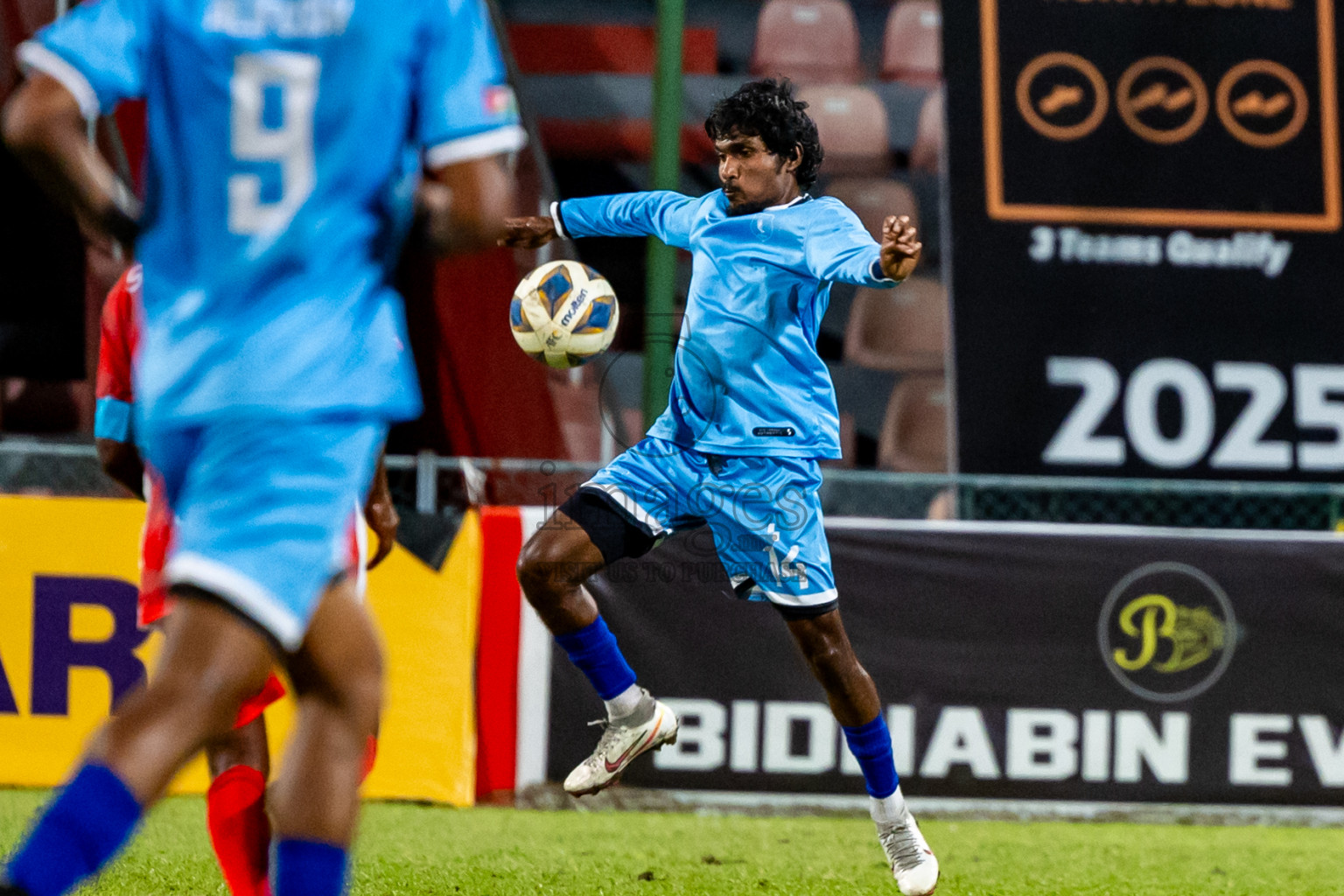 Addu City vs R Alifushi in Semi Finals of Gold Cup 2024 held at National Football Stadium on Saturday, 21st December 2024. Photos: Nausham Waheed / Images.mv