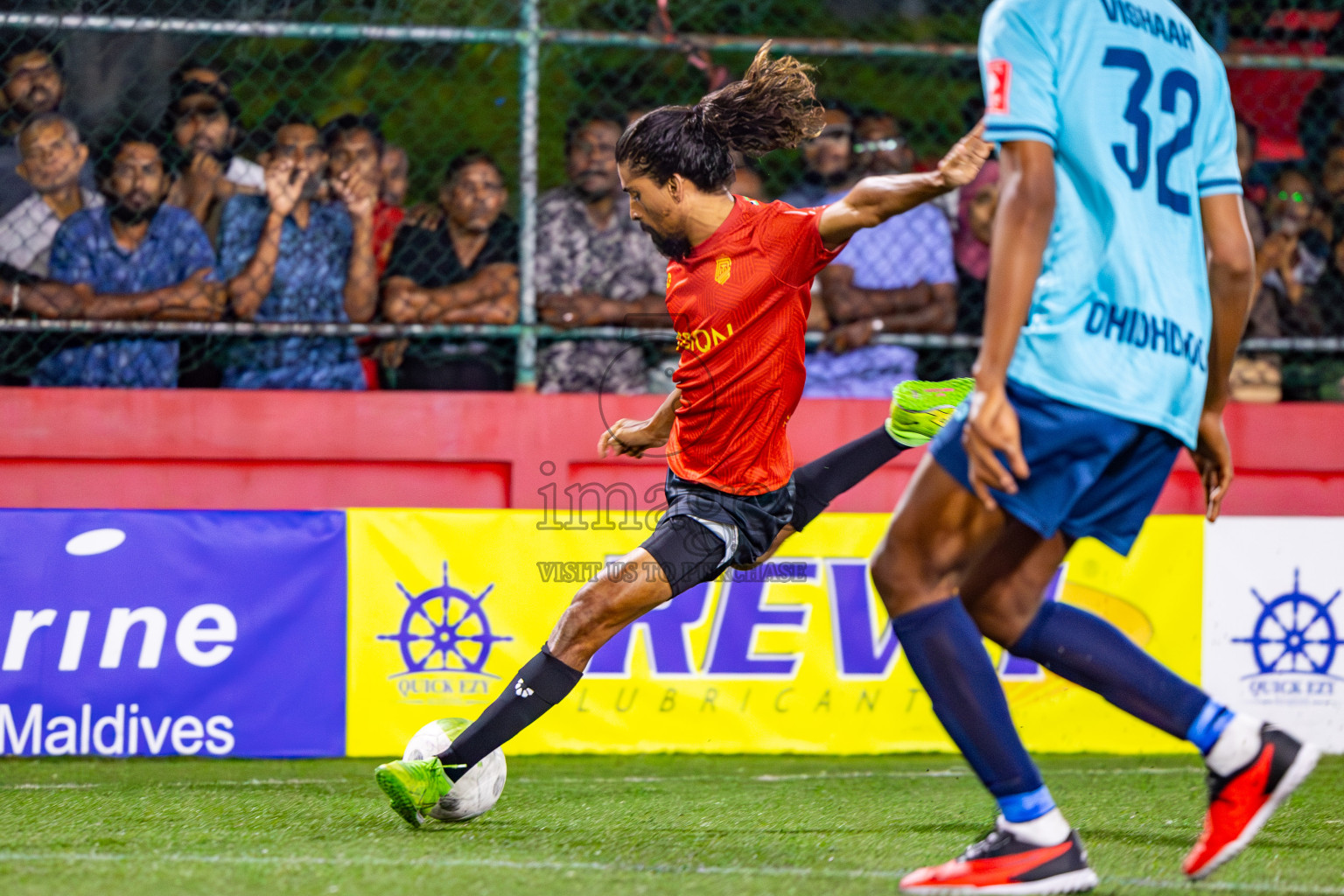 HDh Naivaadhoo vs HA Dhidhoo on Day 35 of Golden Futsal Challenge 2024 was held on Tuesday, 20th February 2024, in Hulhumale', Maldives
Photos: Mohamed Mahfooz Moosa, / images.mv