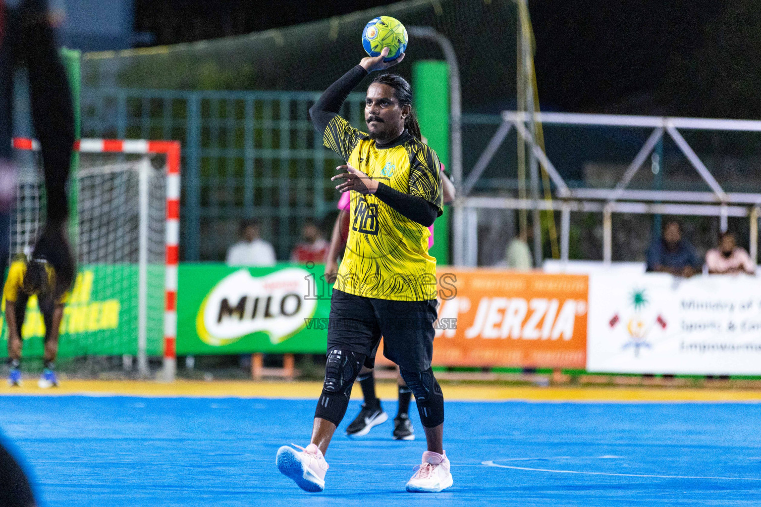 Day 11 of 10th National Handball Tournament 2023, held in Handball ground, Male', Maldives on Friday, 8th December 2023 Photos: Nausham Waheed/ Images.mv