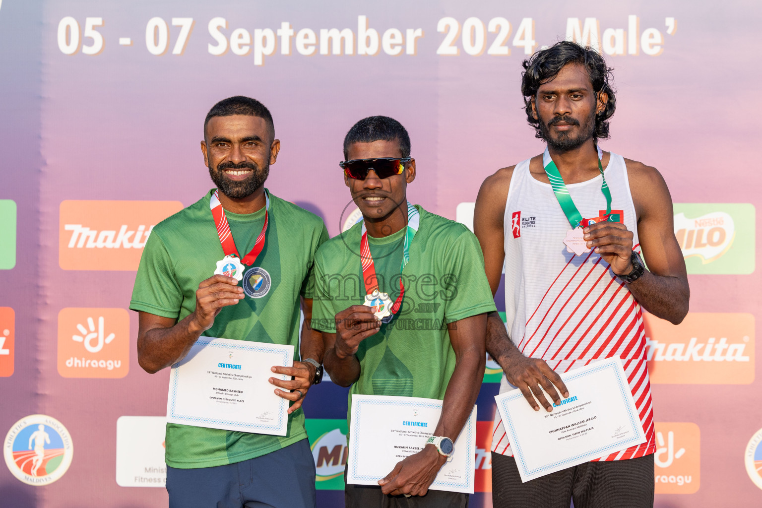 Day 2 of 33rd National Athletics Championship was held in Ekuveni Track at Male', Maldives on Friday, 6th September 2024.
Photos: Ismail Thoriq  / images.mv