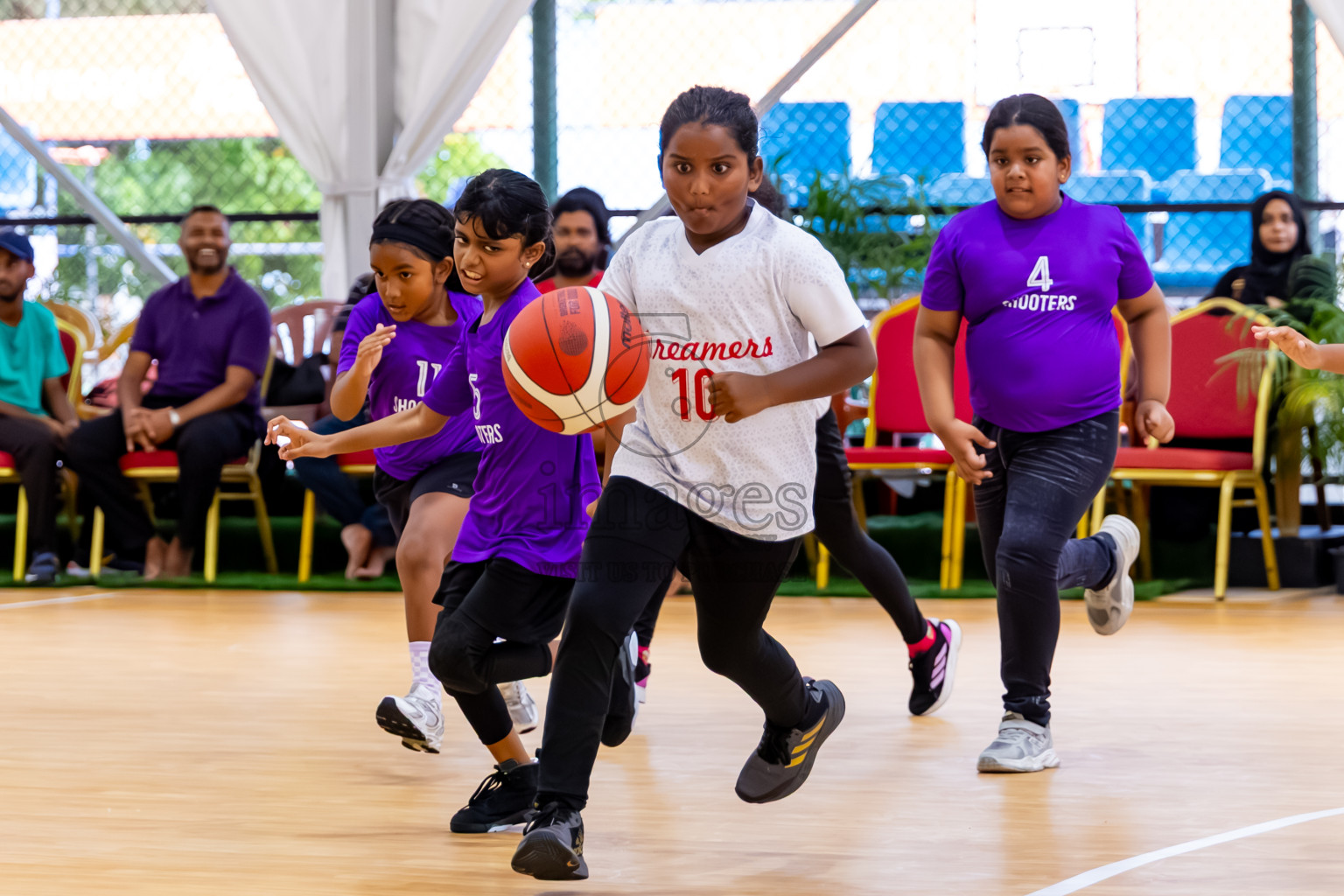 Day 3 of Milo 5 x 5 Junior Challenge 2025 - Basketball tournament held in Basketball Training Center, Male', Maldives on Saturday, 11th October 2025. Photos by: Nausham Waheed, Hassan Simah / Images.mv