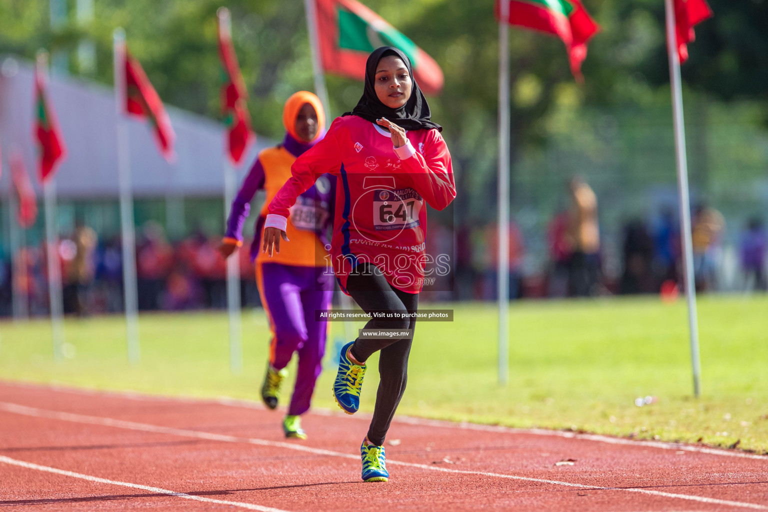 Day 1 of Inter-School Athletics Championship held in Male', Maldives on 22nd May 2022. Photos by: Maanish / images.mv