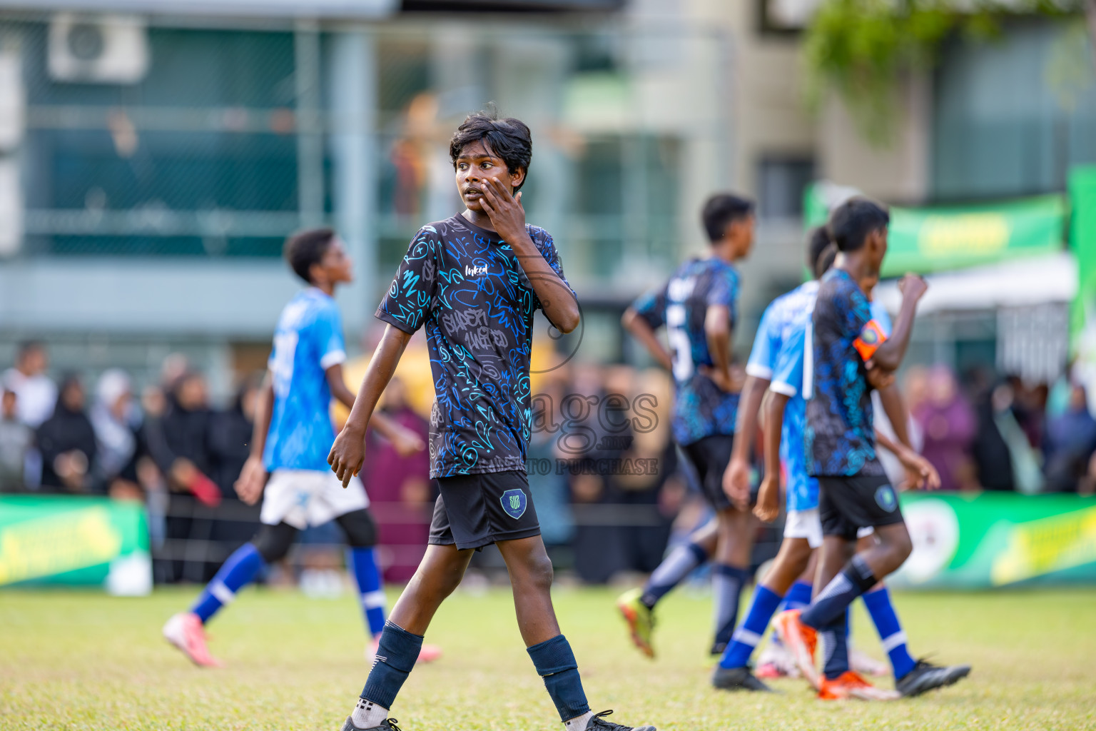 Day 4 of MILO Academy Championship 2024 (U-14) was held in Henveyru Stadium, Male', Maldives on Sunday, 3rd November 2024. Photos: Ismail Thoriq / Images.mv