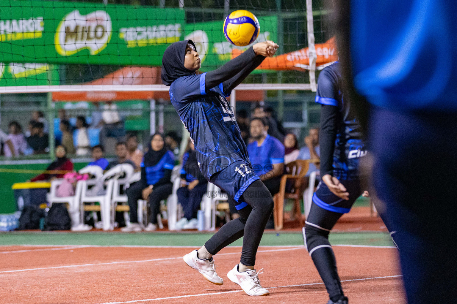 Island Ocean Club vs Club Rising Star Academy in Milo National Junior Volleyball Championship 2025 Day 3 was held on Monday, 24th November 2025 at Ekuveni Turf Court Male', Maldives. Photos: Areef Adam / images.mv