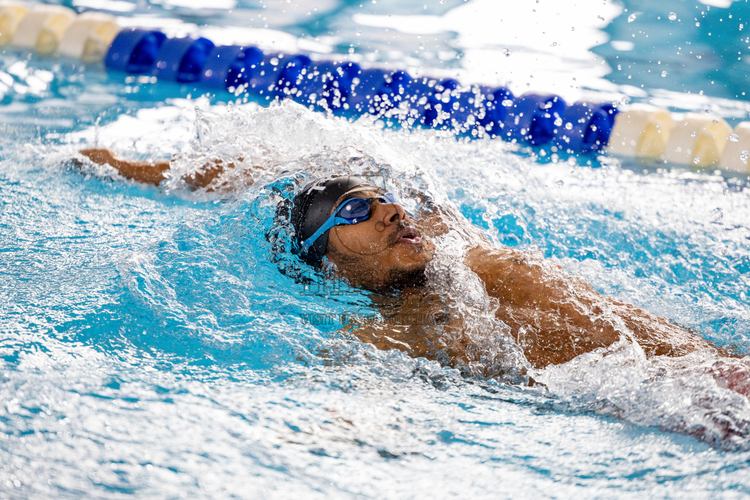 Day 4 of National Swimming Competition 2024 held in Hulhumale', Maldives on Monday, 16th December 2024. 
Photos: Hassan Simah / images.mv