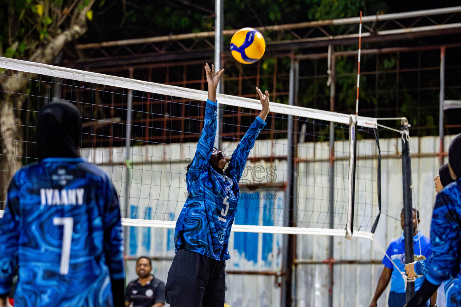 U19 Male and Atoll Girl's Finals in Day 9 of Interschool Volleyball Tournament 2024 was held in ABC Court at Male', Maldives on Saturday, 30th November 2024. Photos: Hassan Simah / images.mv