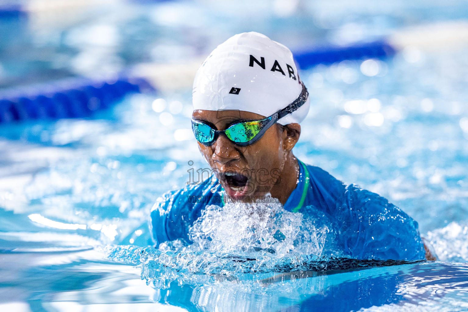 Day 4 of 20th Inter-school Swimming Competition 2024 held in Hulhumale', Maldives on Tuesday, 15th October 2024. Photos: Ismail Thoriq / images.mv