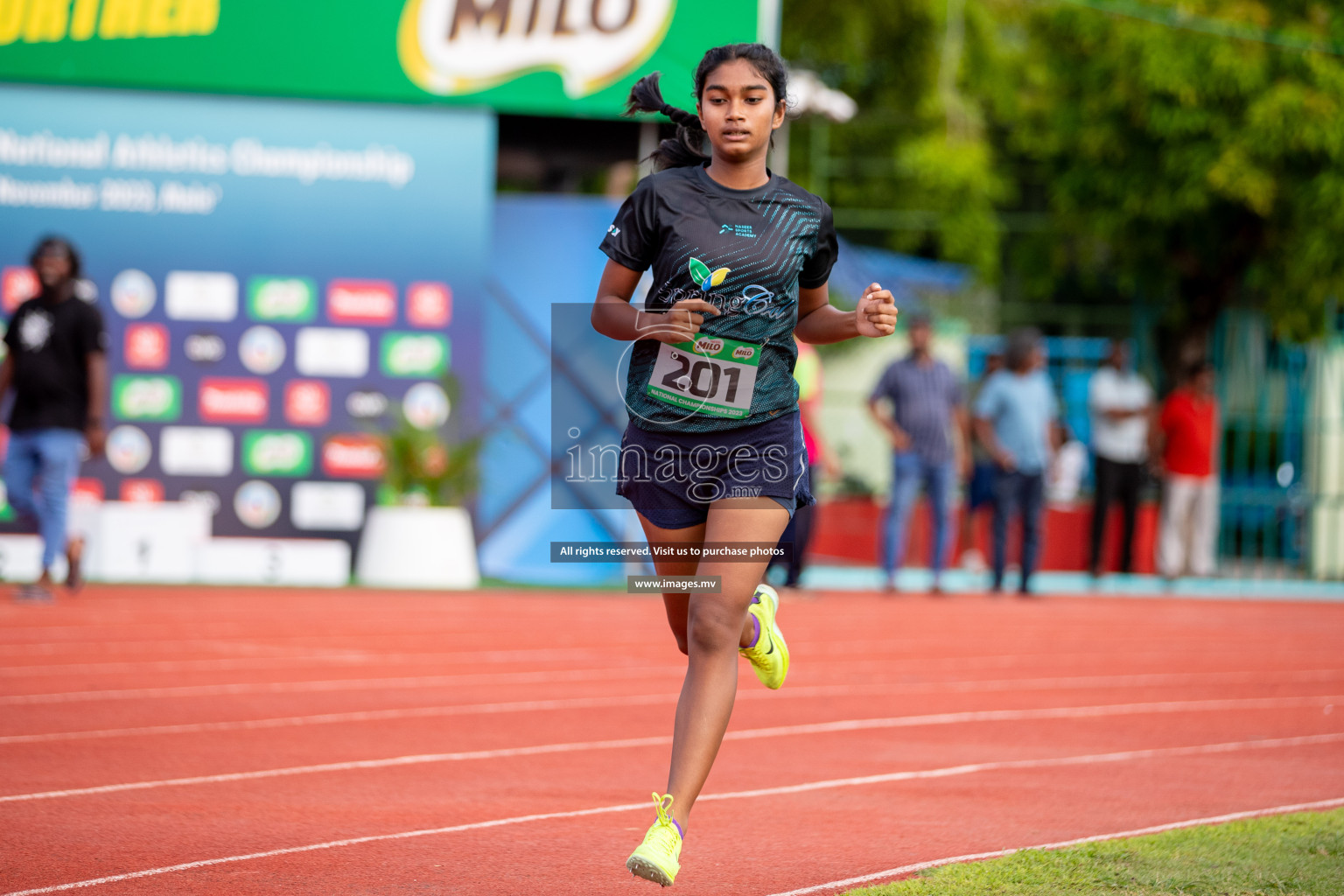 Day 2 of National Athletics Championship 2023 was held in Ekuveni Track at Male', Maldives on Friday, 24th November 2023. Photos: Hassan Simah / images.mv