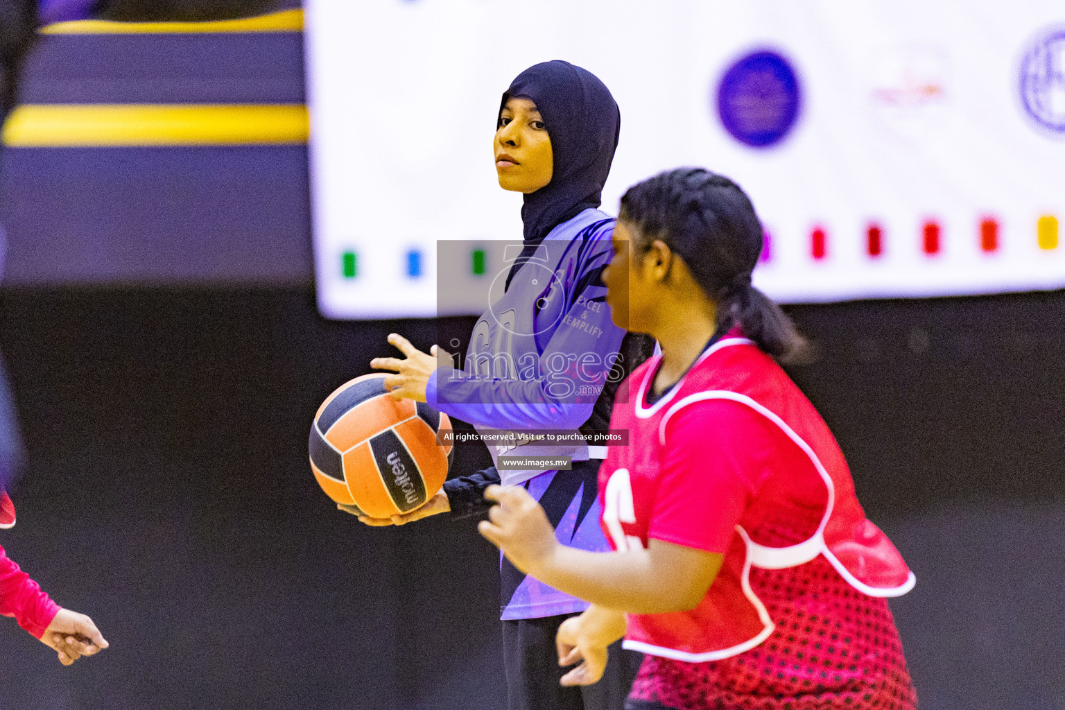 Day2 of 24th Interschool Netball Tournament 2023 was held in Social Center, Male', Maldives on 28th October 2023. Photos: Nausham Waheed / images.mv