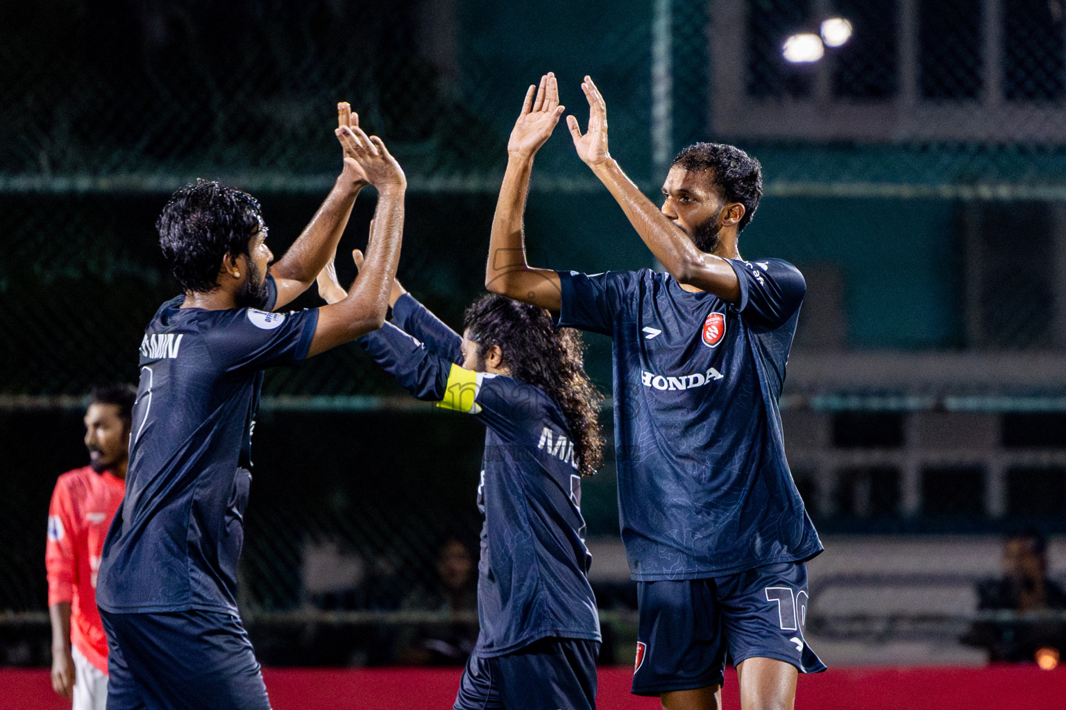 Sheesha vs Trade Club in Day 5 of Office League 2025 was held on Sunday, 20th April 2025 in Hulhumale', Maldives. Photos: Nausham Waheed  / images.mv