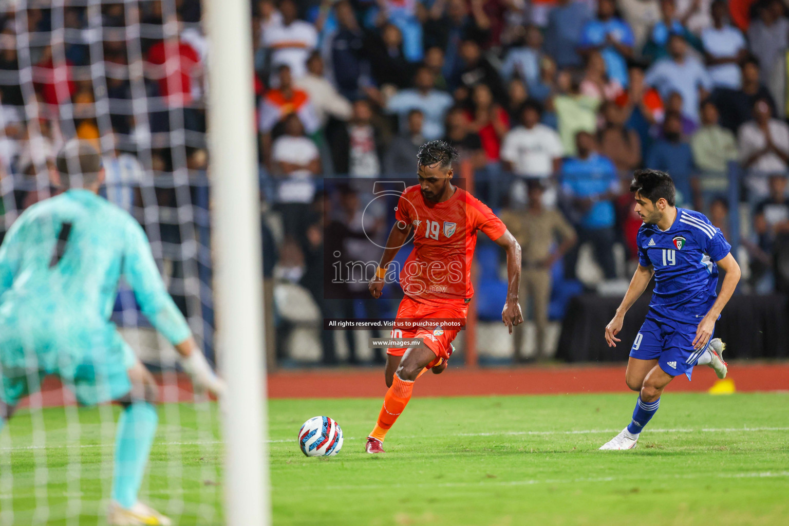 Kuwait vs India in the Final of SAFF Championship 2023 held in Sree Kanteerava Stadium, Bengaluru, India, on Tuesday, 4th July 2023. Photos: Nausham Waheed / images.mv