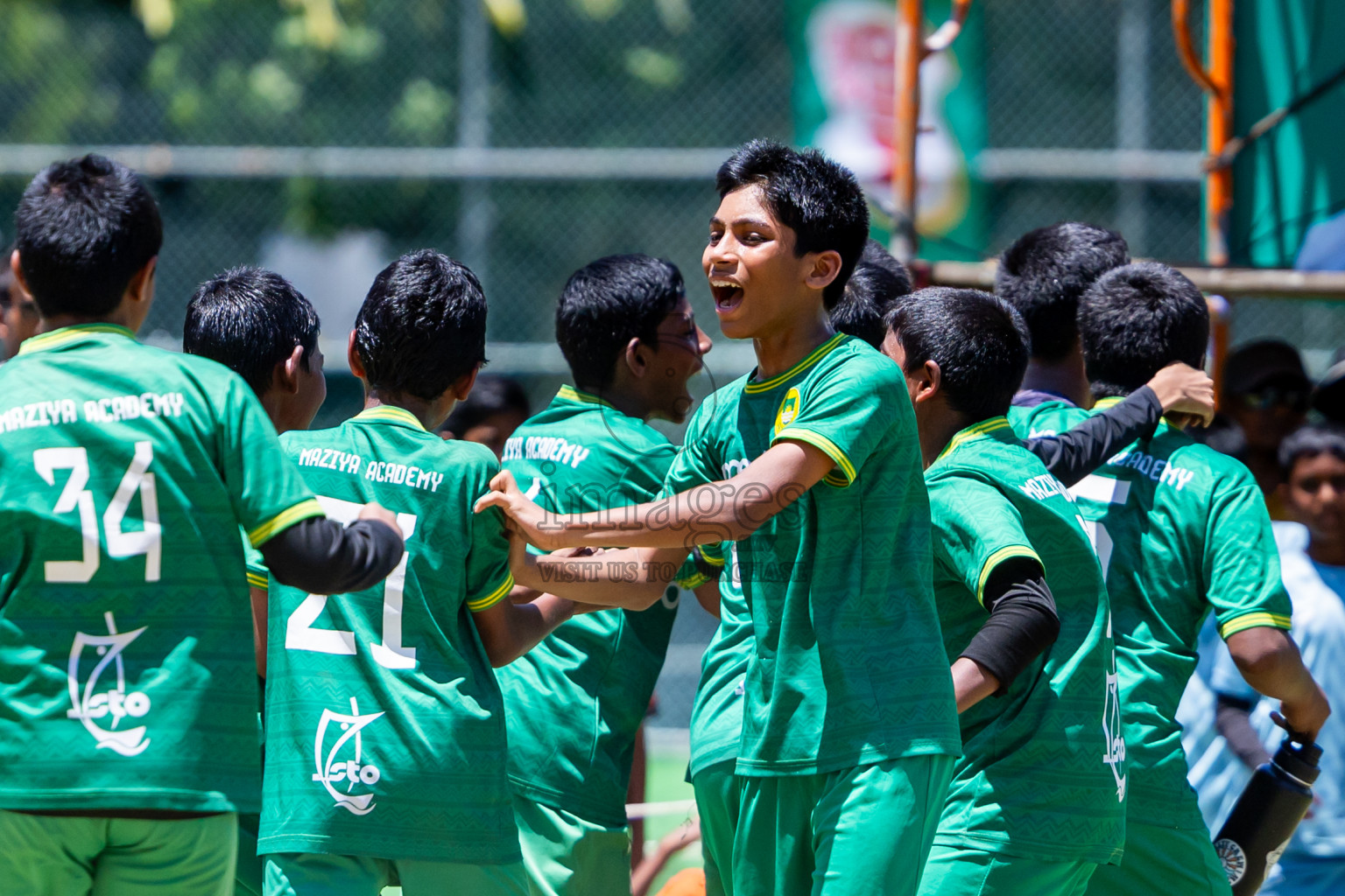 Day 3 of MILO Academy Championship 2025 (U-12) was held at Henveiru Stadium in Male', Maldives on Saturday, 3rd May 2025. Photos: Nausham Waheed / images.mv
