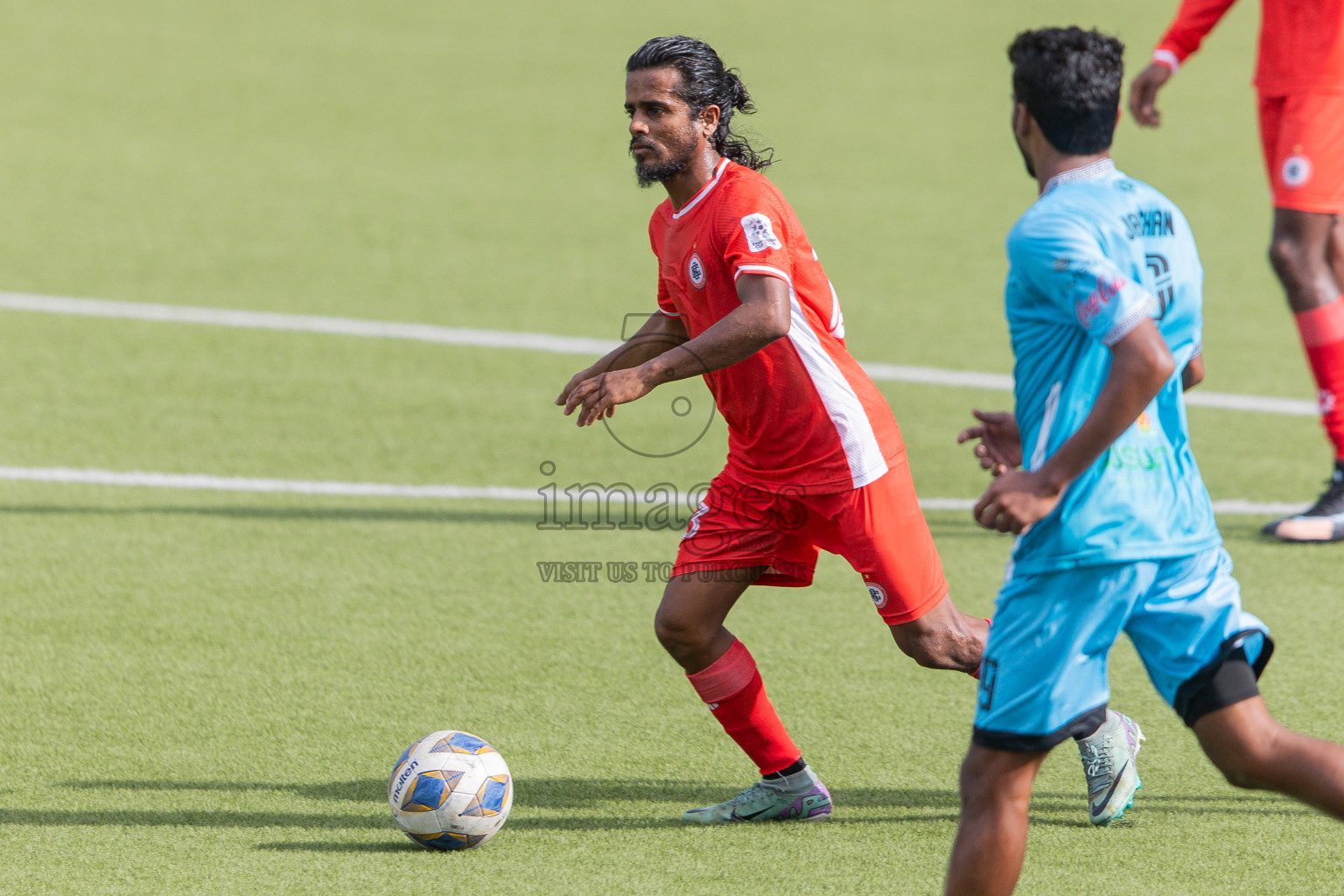 Semi Finals Match 01 Irumathi FC VS CC Sports Club in Day 7 of Eydhafushi Cup 2025 held in Eydhafushi Football Stadium at B. Eydhafushi, Maldives on Friday, 12th September 2025. Photos: Arif Rasheed / images.mv