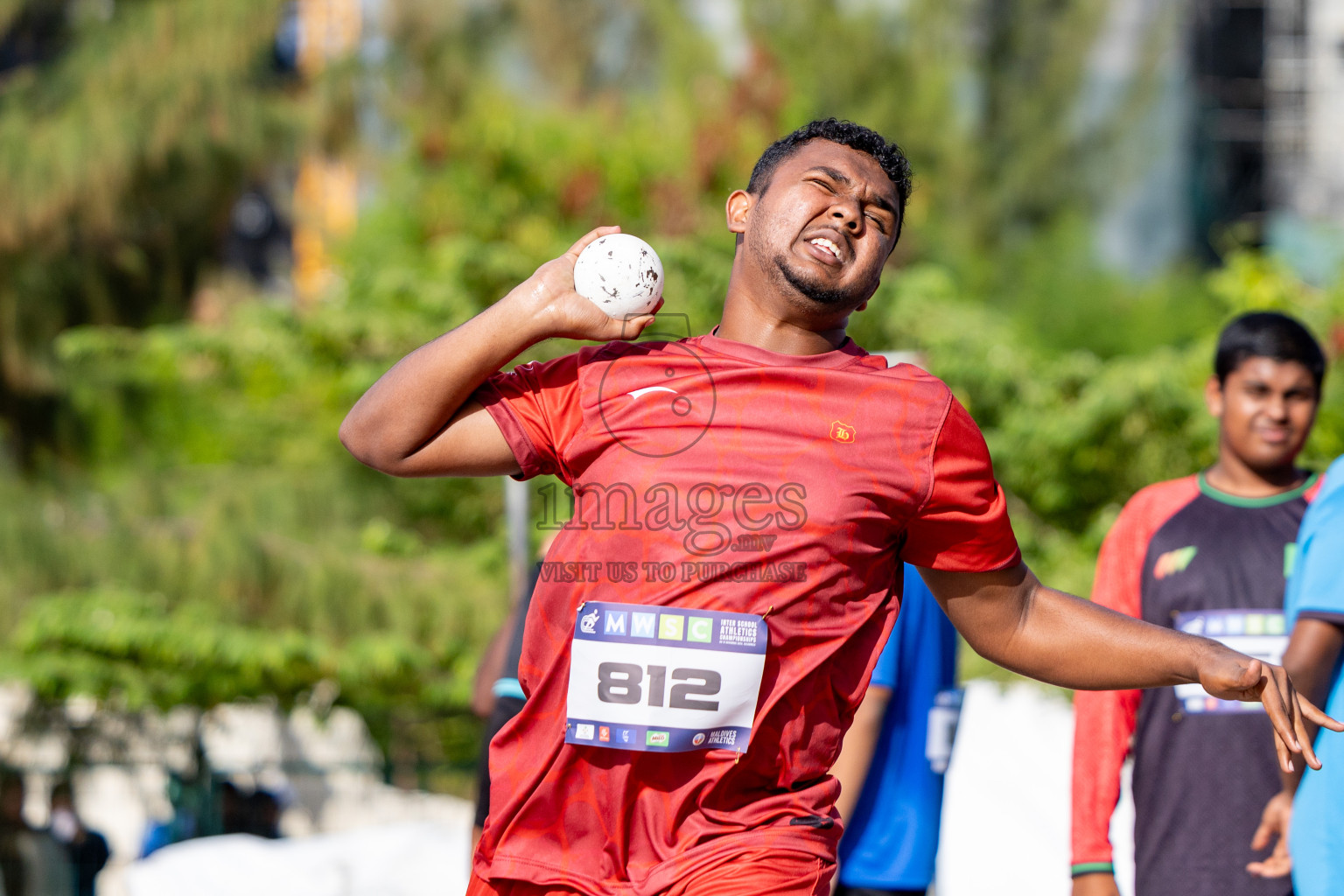 Day 1 of MWSC Interschool Athletics Championships 2024 held in Hulhumale Running Track, Hulhumale, Maldives on Saturday, 9th November 2024. 
Photos by: Ismail Thoriq, Hassan Simah / Images.mv