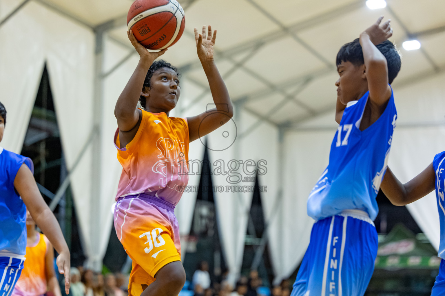 Milo 5 x 5 Junior Challenge 2025 - Basketball tournament held in Basketball Training Center, Male', Maldives on Thursday, 09th October 2025. 
Photo by: Hassan Simah / Images.mv