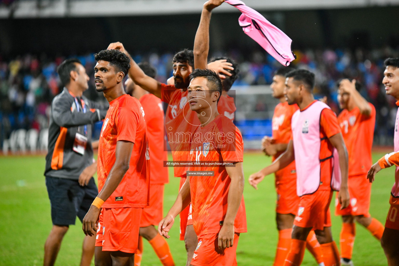 Kuwait vs India in the Final of SAFF Championship 2023 held in Sree Kanteerava Stadium, Bengaluru, India, on Tuesday, 4th July 2023. Photos: Nausham Waheed, Hassan Simah / images.mv