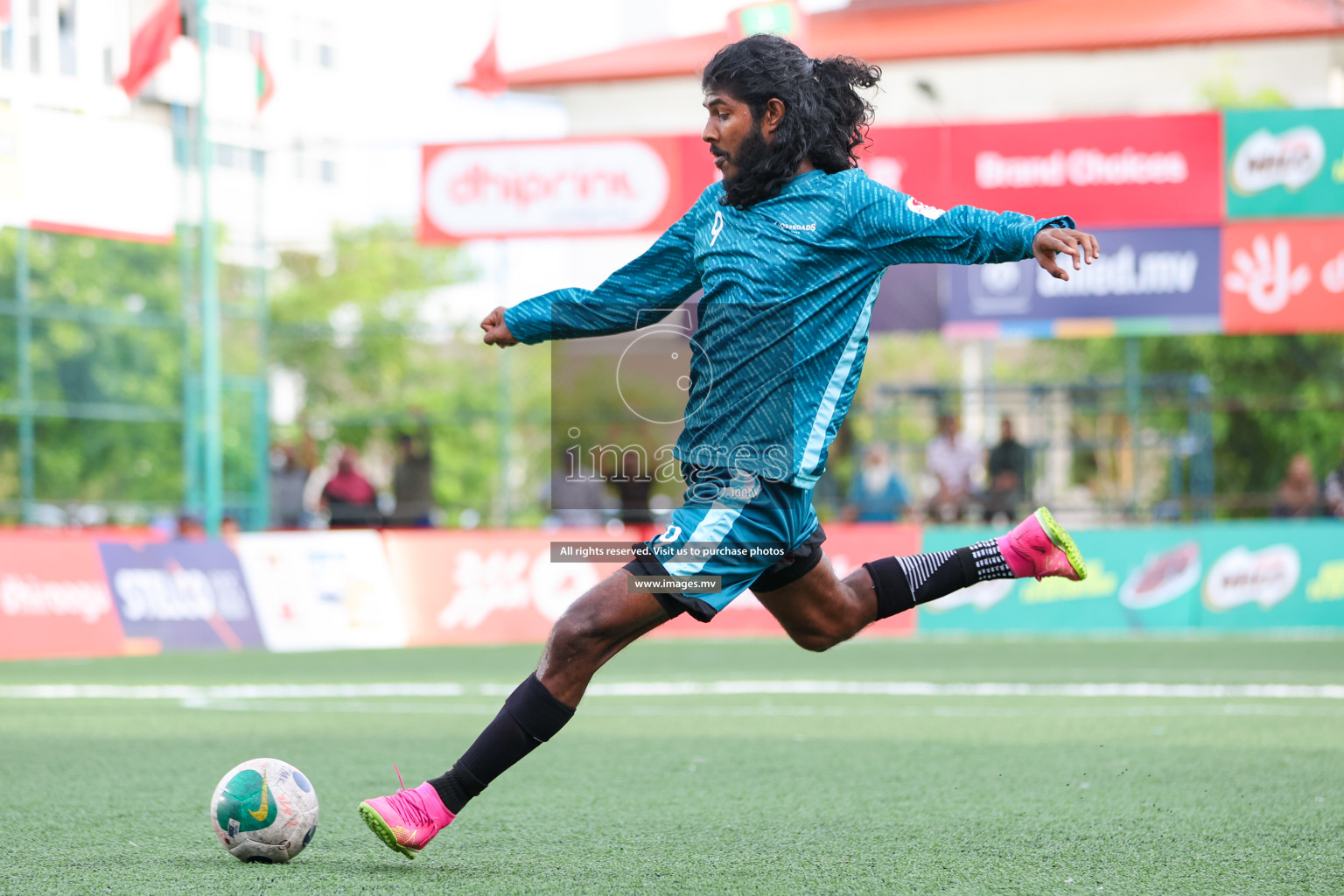 Club AVSEC vs Crossroads Maldives in Club Maldives Cup 2023 held in Hulhumale, Maldives, on Monday, 24th July 2023 Photos: Nausham Waheed/ images.mv