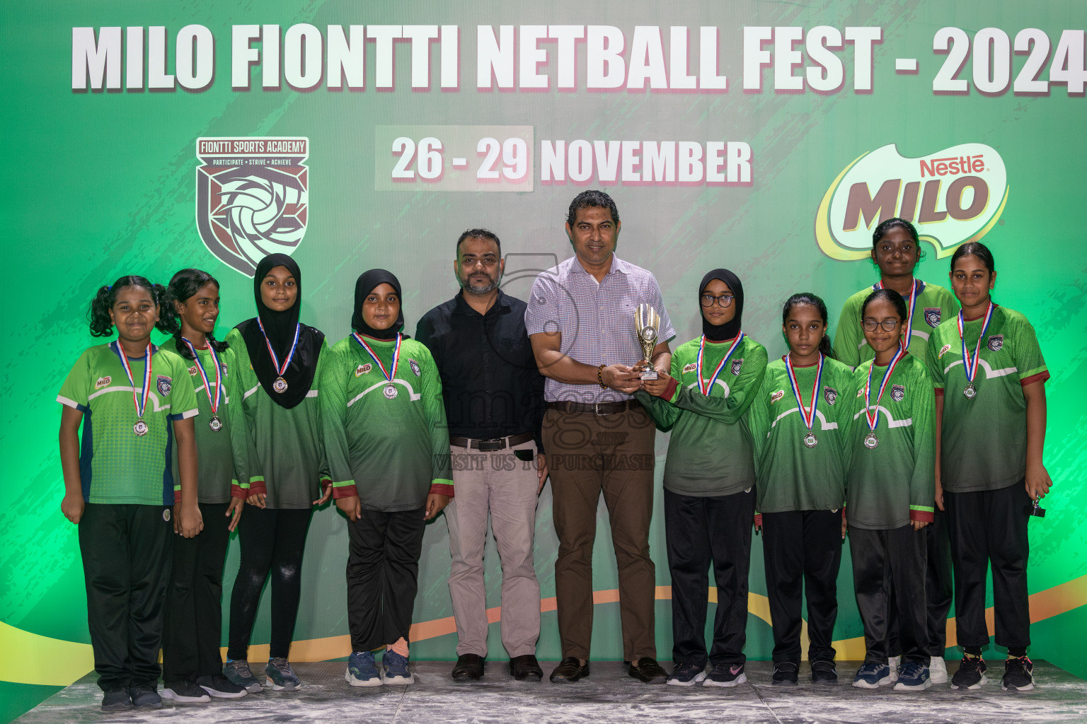 MILO Fiontti Netball Fest 2024 held from Tuesday 26th November to Friday 29th November 2024. Photos: Mohamed Mahfooz Moosa