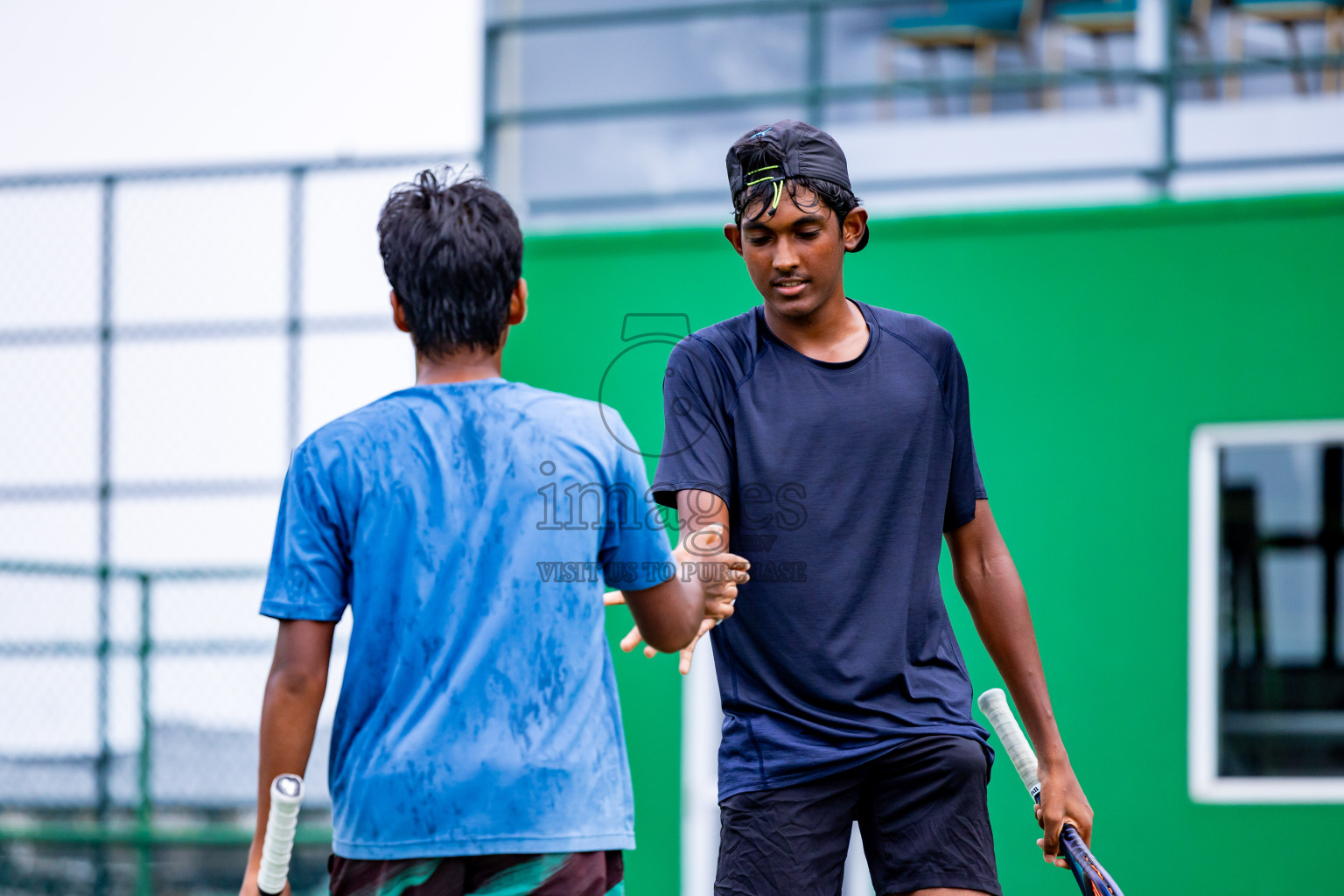 Day 5 of ATF Maldives Junior Open Tennis was held in Male' Tennis Court, Male', Maldives on Monday, 16th December 2024. Photos: Nausham Waheed/ images.mv