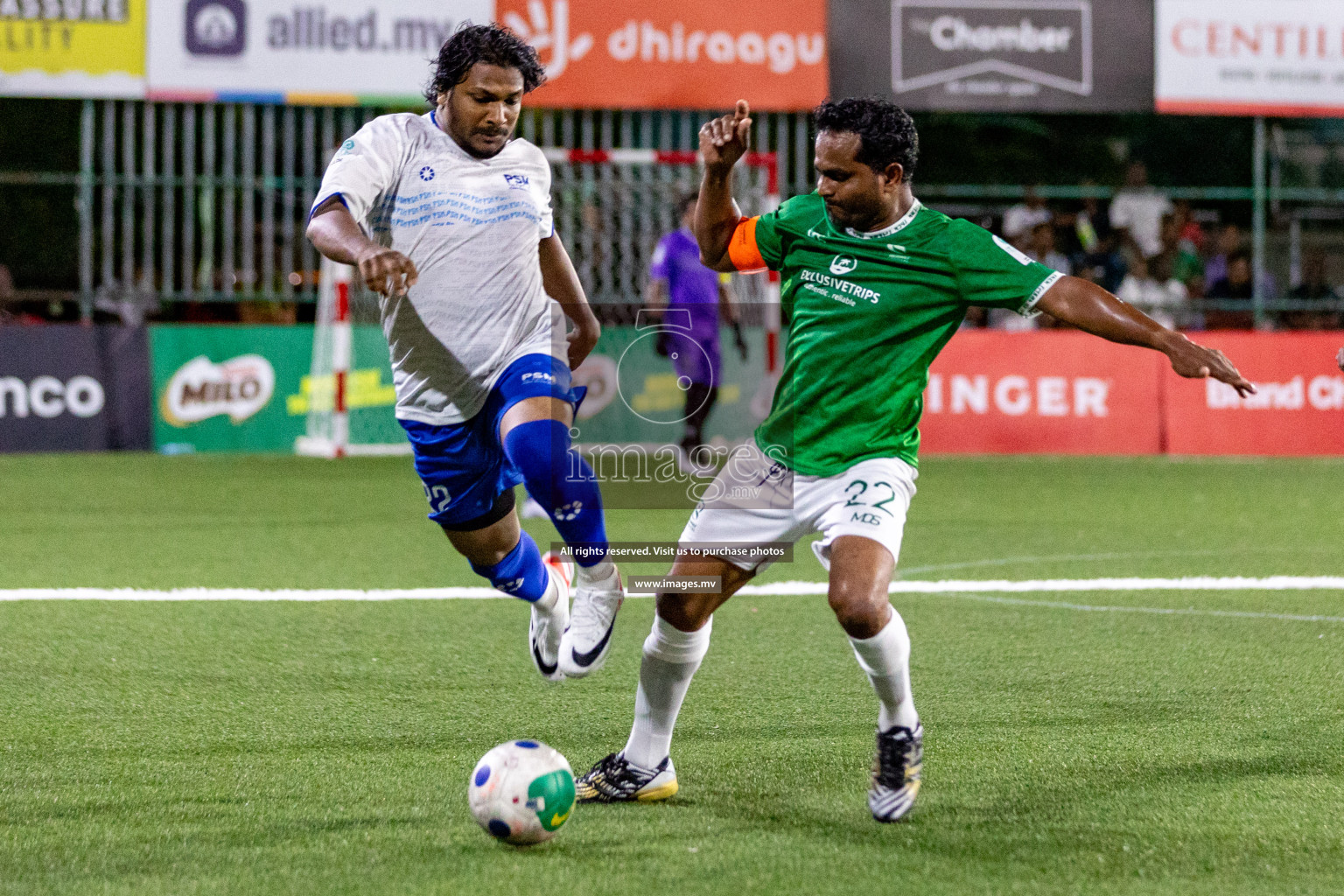 Hulhumale Hospital vs PSM in Club Maldives Cup Classic 2023 held in Hulhumale, Maldives, on Saturday, 22nd July 2023 Photos: Hassan Simah/ images.mv