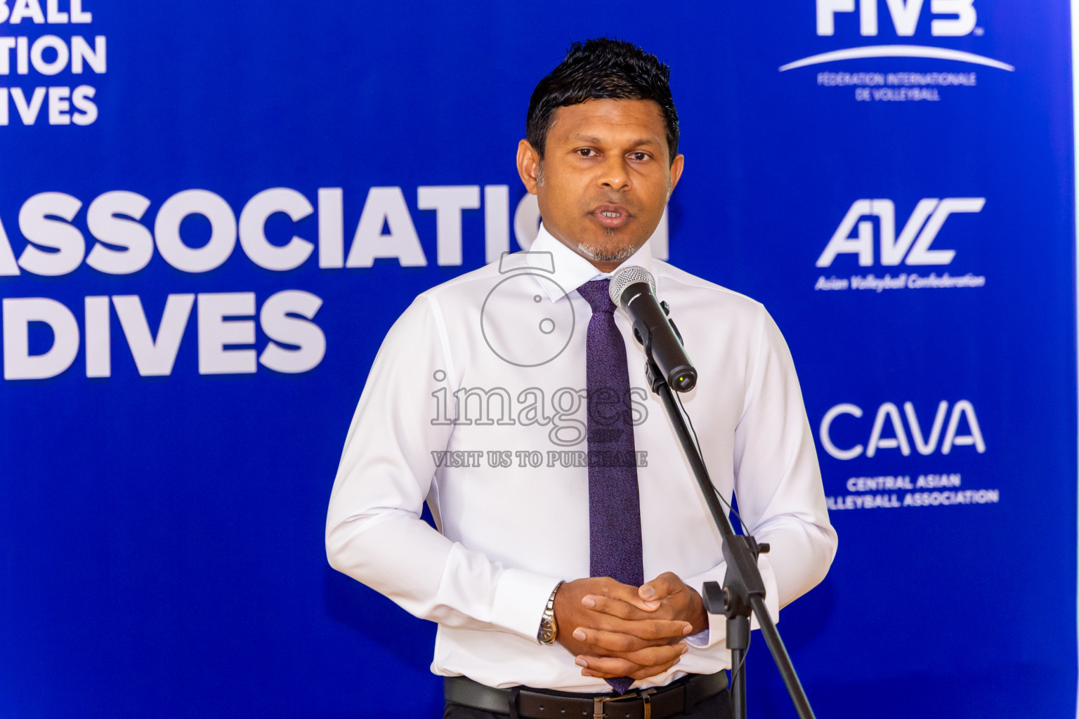 Announcing of Senior Mens Volleyball National Team participating in the CAVA Men’s cup 2025, in Bangladesh held in Socail Centre Haruge., Male', Maldives on Thursday, 09th October 2025. Photos by: Nausham Waheed / Images.mv
