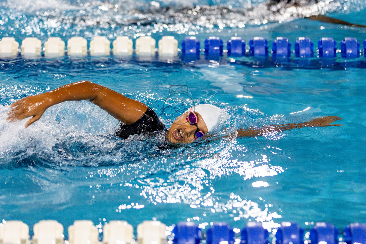 Day 2 of National Swimming Competition 2024 held in Hulhumale', Maldives on Saturday, 14th December 2024. Photos: Hassan Simah / images.mv