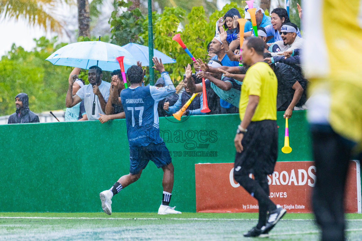SAII Lagoon vs Velassaru in Semi Finals of Resort League 2025 (South Male Zone) day 13 was held on Monday, 15th October 2025 in Crossroads's Maldives, Photos: Areef Adam / images.mv