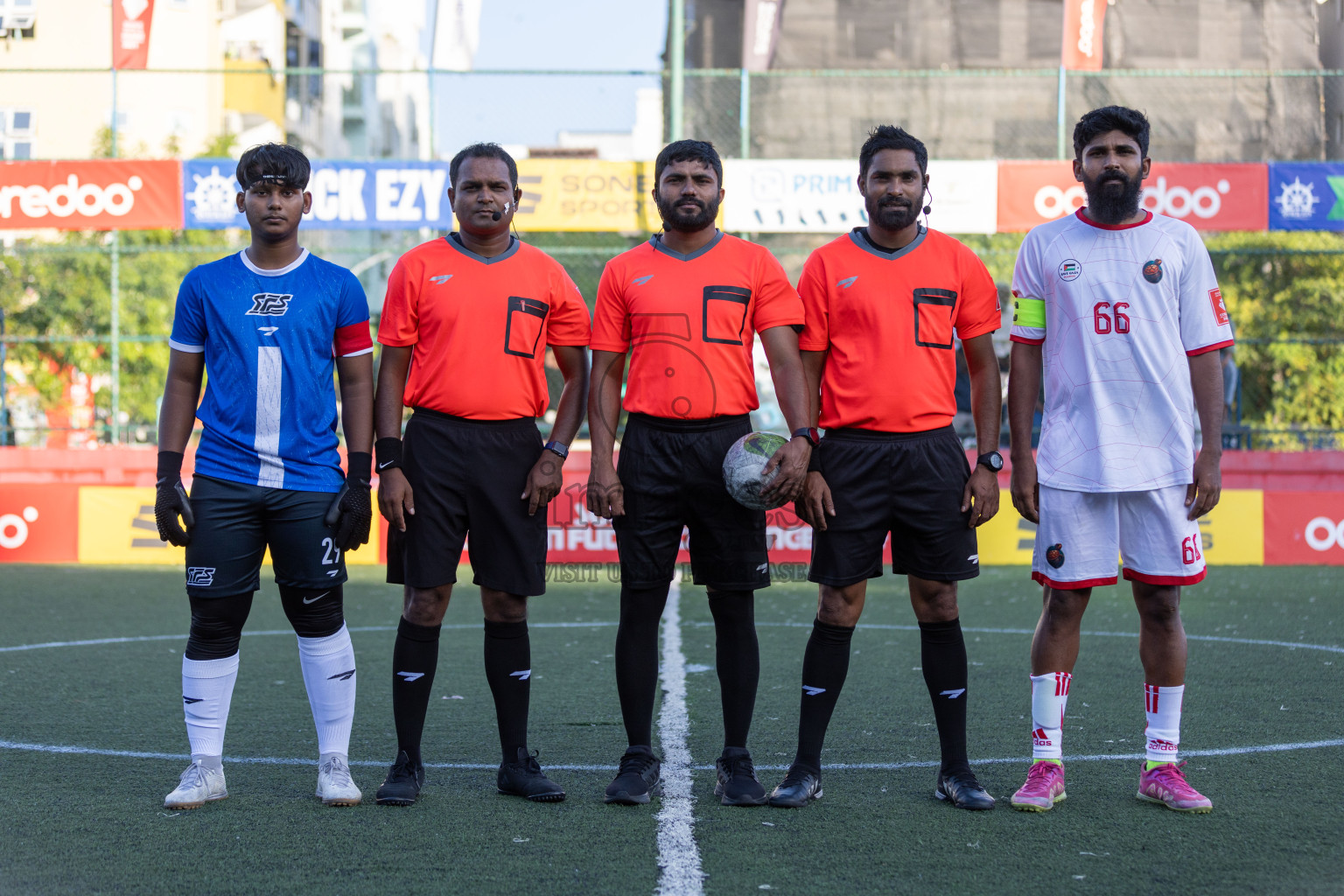 F Feeali VS F Dharanboodhoo in Day 13 of Golden Futsal Challenge 2024 was held on Saturday, 27th January 2024, in Hulhumale', Maldives Photos: Nausham Waheed / images.mv