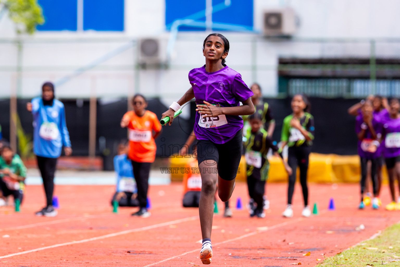 Day 6 of Inter-school Athletics Championship 2025 held in Ekuveni Synthetic Track, Male', Maldives on Sunday, 12th October 2025. Photos by: Nausham Waheed / Images.mv