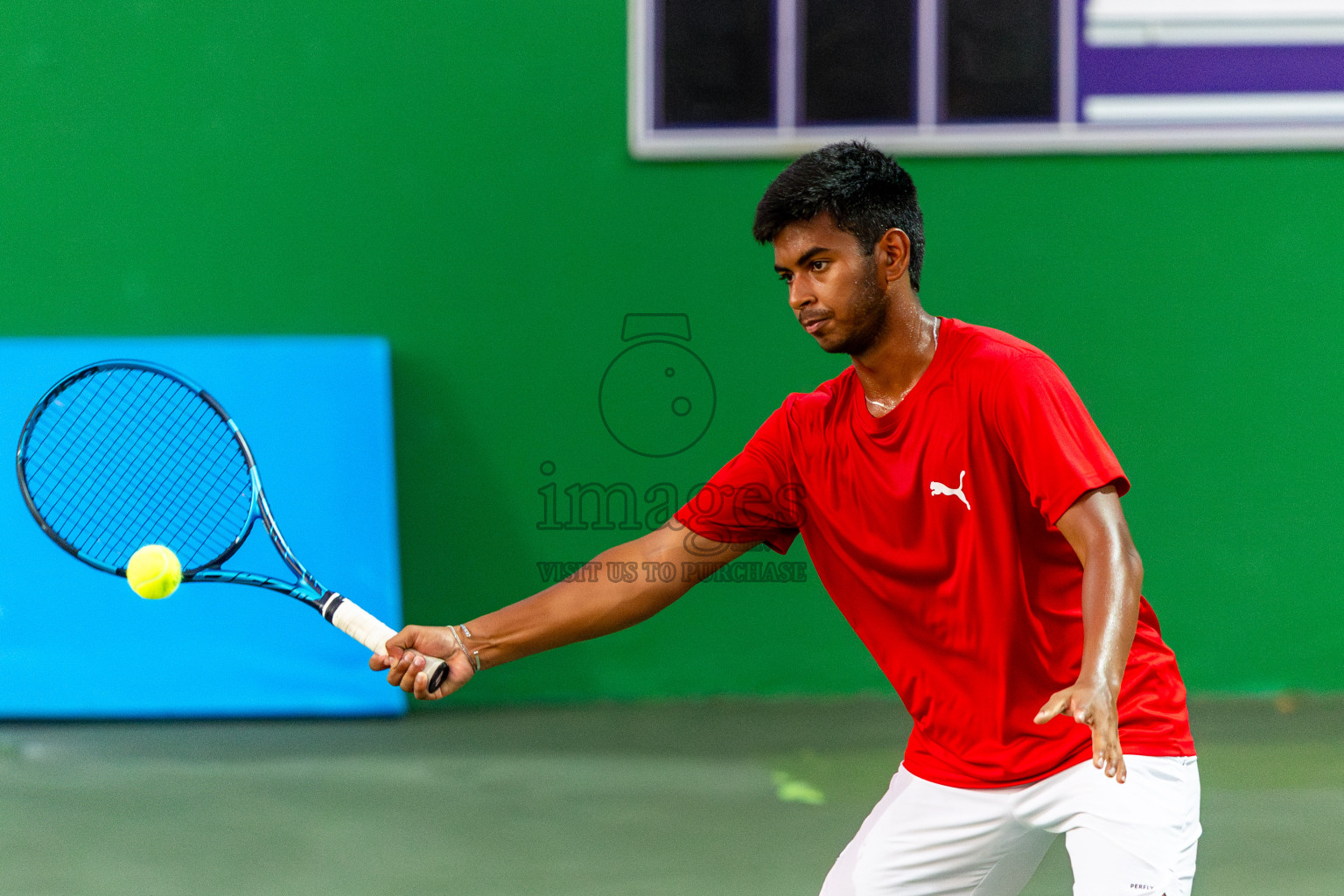 Day 1 of ATF Maldives Junior Open Tennis was held in Male' Tennis Court, Male', Maldives on Monday, 9th December 2024. Photos: Nausham Waheed / images.mv