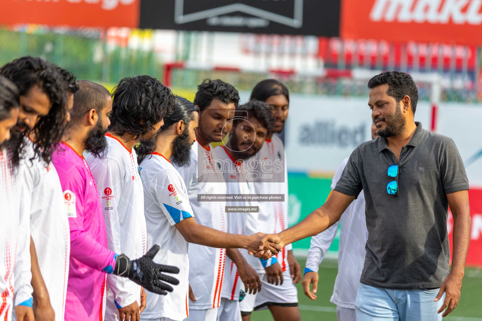 Customs RC vs ERFC in Club Maldives Cup 2023 held in Hulhumale, Maldives, on Monday, 24th July 2023. Photos: Ismail Thoriq / images.mv