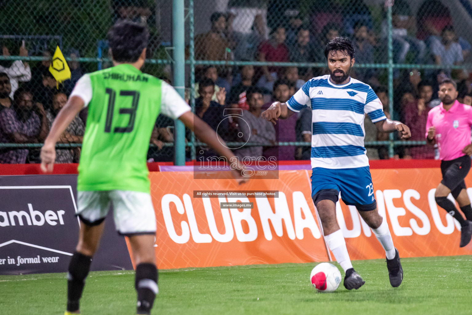 Club AVSEC vs TEAM DJA in Club Maldives Cup 2022 was held in Hulhumale', Maldives on Sunday, 9th October 2022. Photos: Hassan Simah / images.mv