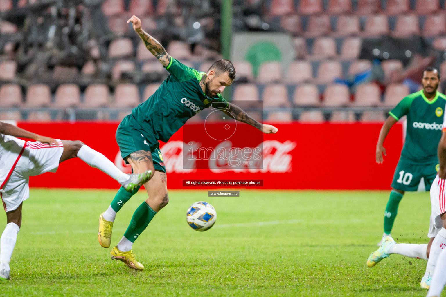 Maziya Sports & Recreation vs Buru Sports Club in President's Cup 2023, held on 20 April 2023 in National Football Stadium, Male', Maldives Photos: Hassan Simah, Mohamed Mahfooz