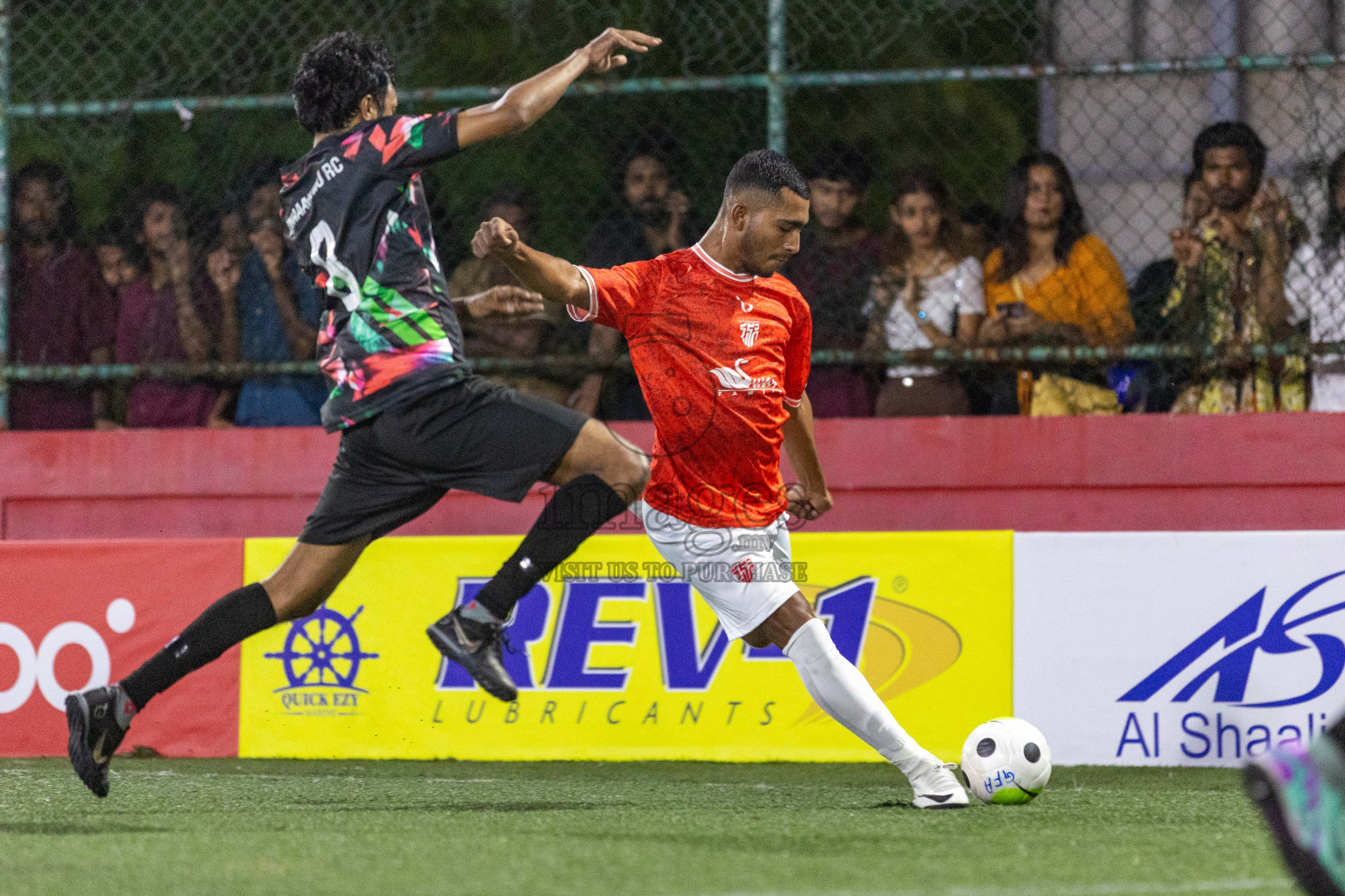 HA. Utheemu vs HA. Thuraakunu in Day 1 of Golden Futsal Challenge 2024 was held on Monday, 15th January 2024, in Hulhumale', Maldives Photos: Nausham Waheed  / images.mv