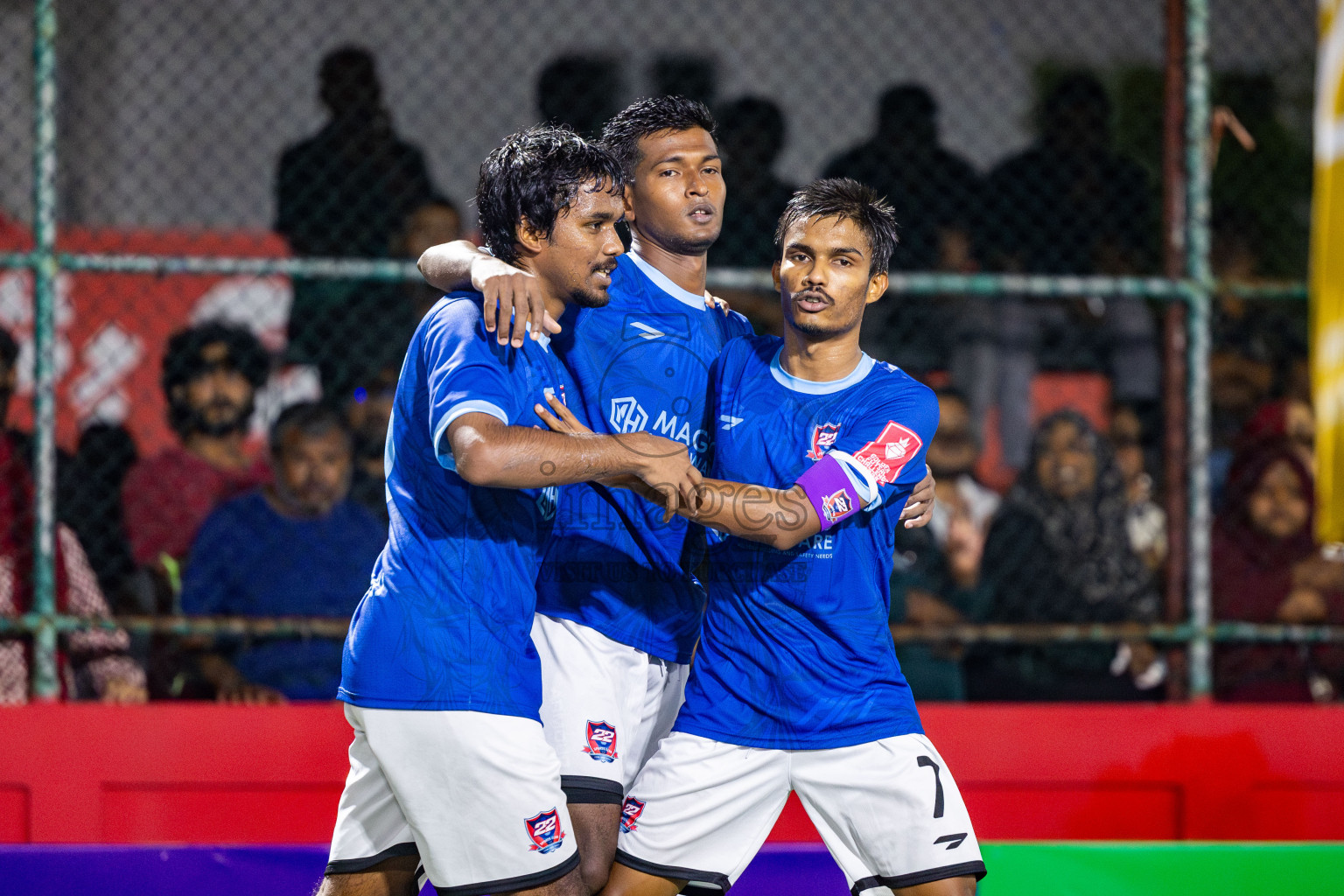 HA Kelaa vs HA Hoarafushi in Day 13 of Golden Futsal Challenge 2025 was held on Friday, 17th January 2025, in Hulhumale', Maldives. Photos: Nausham Waheed / images.mv