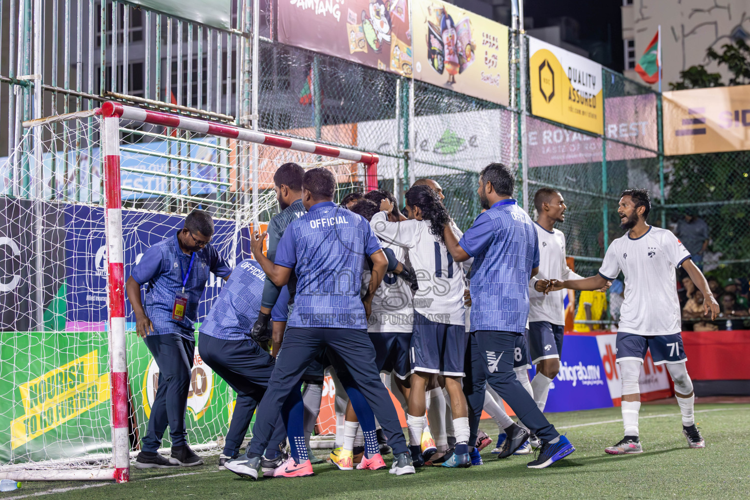 HDC vs MACL in Round of 16 of Club Maldives Cup 2024 held in Rehendi Futsal Ground, Hulhumale', Maldives on Monday, 7th October 2024. Photos: Ismail Thoriq / images.mv