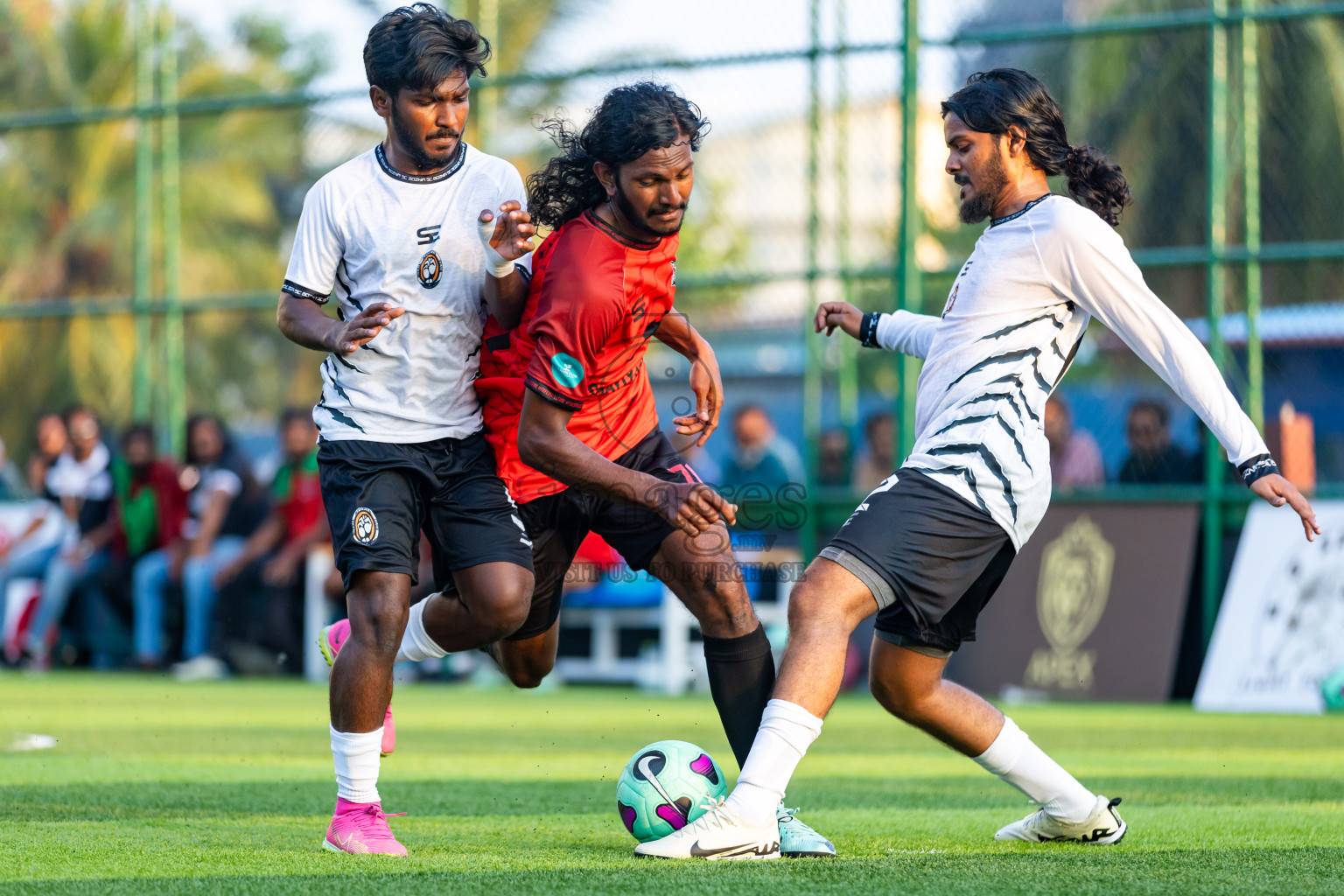 Bosnia SC vs Falcons in Day 2 of BG Futsal Challenge 2024 was held on Wednesday, 13th March 2024, in Male', Maldives Photos: Nausham Waheed / images.mv