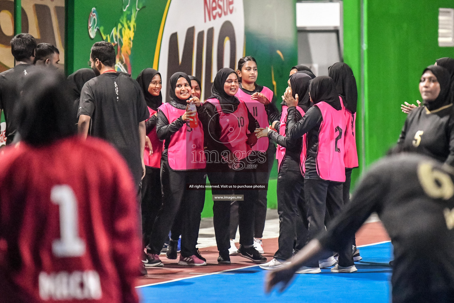 Day 5 of Milo 6th Inter Office Handball Tournament 2022 - Photos by Nausham Waheed