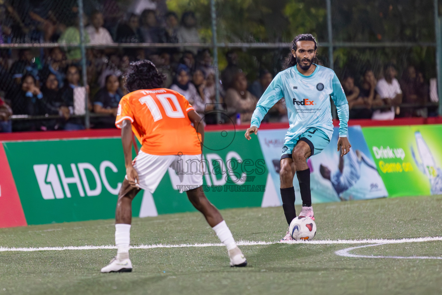 TEAM FSM vs CLUB TTS in Club Maldives Cup 2024 held in Rehendi Futsal Ground, Hulhumale', Maldives on Tuesday, 1st October 2024. Photos: Hassan Simah / images.mv