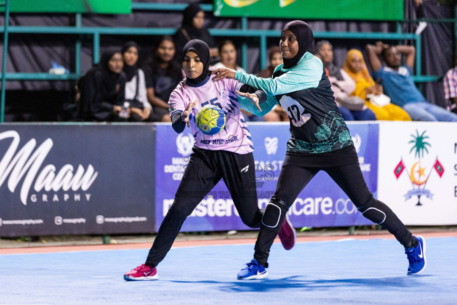 Day 7 of 10th National Handball Tournament 2023, held in Handball ground, Male', Maldives on Sunday, 4th December 2023 Photos: Nausham Waheed/ Images.mv