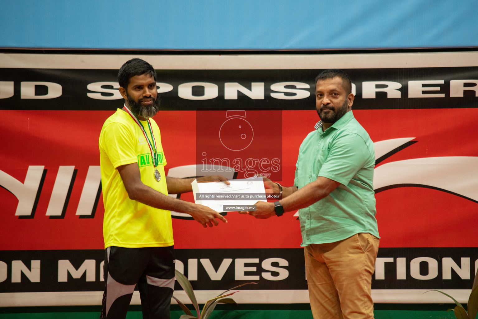 47th National Badminton Tournament 2021 held from 10 to 14 November 2021 in Male' Sports Complex, Maldives