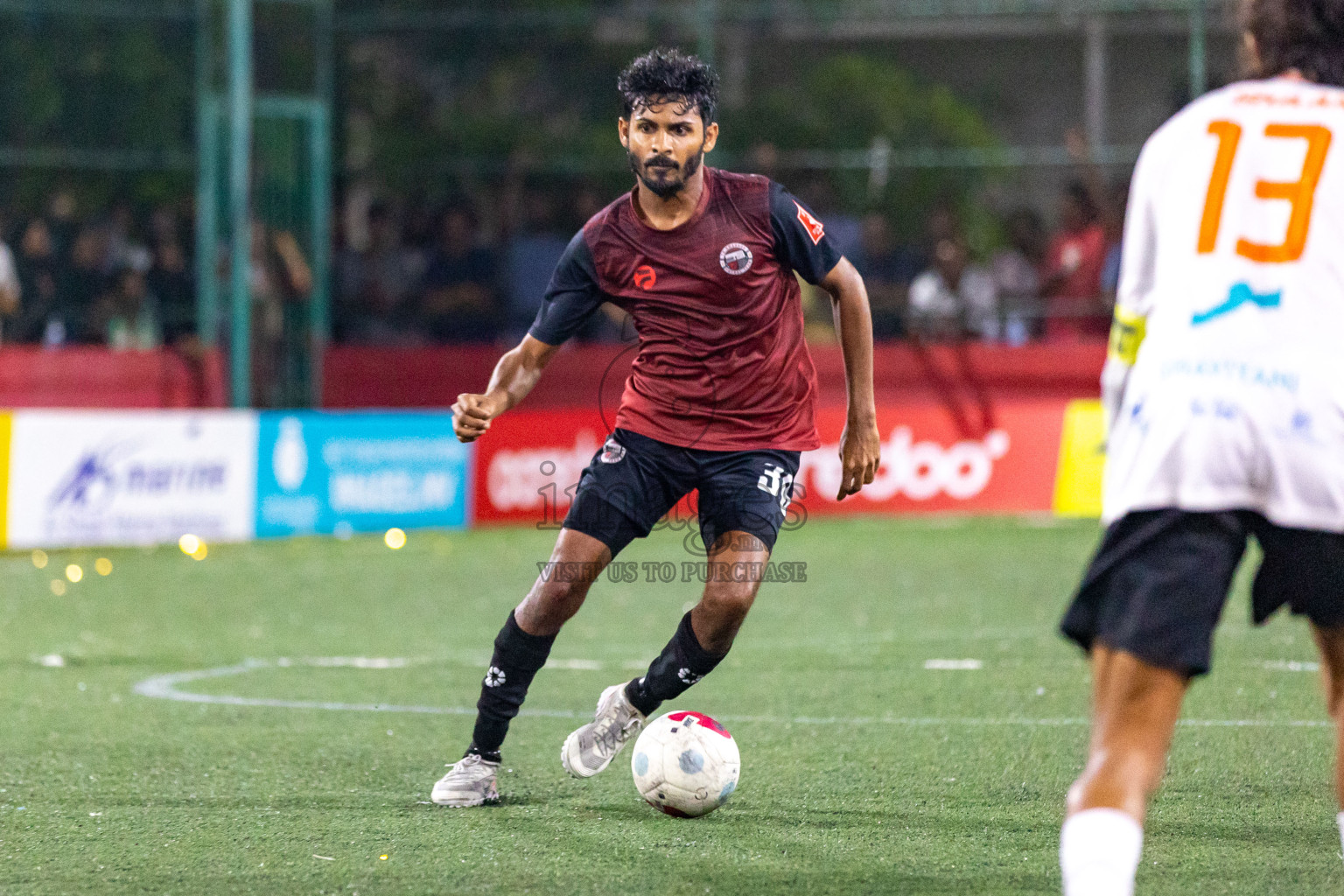 Th. Omadhoo vs Th. Hirilandhoo in Thaa Atoll Semi Final in Day 23 of Golden Futsal Challenge 2024 was held on Tuesday , 6th February 2024 in Hulhumale', Maldives 
Photos: Hassan Simah / images.mv