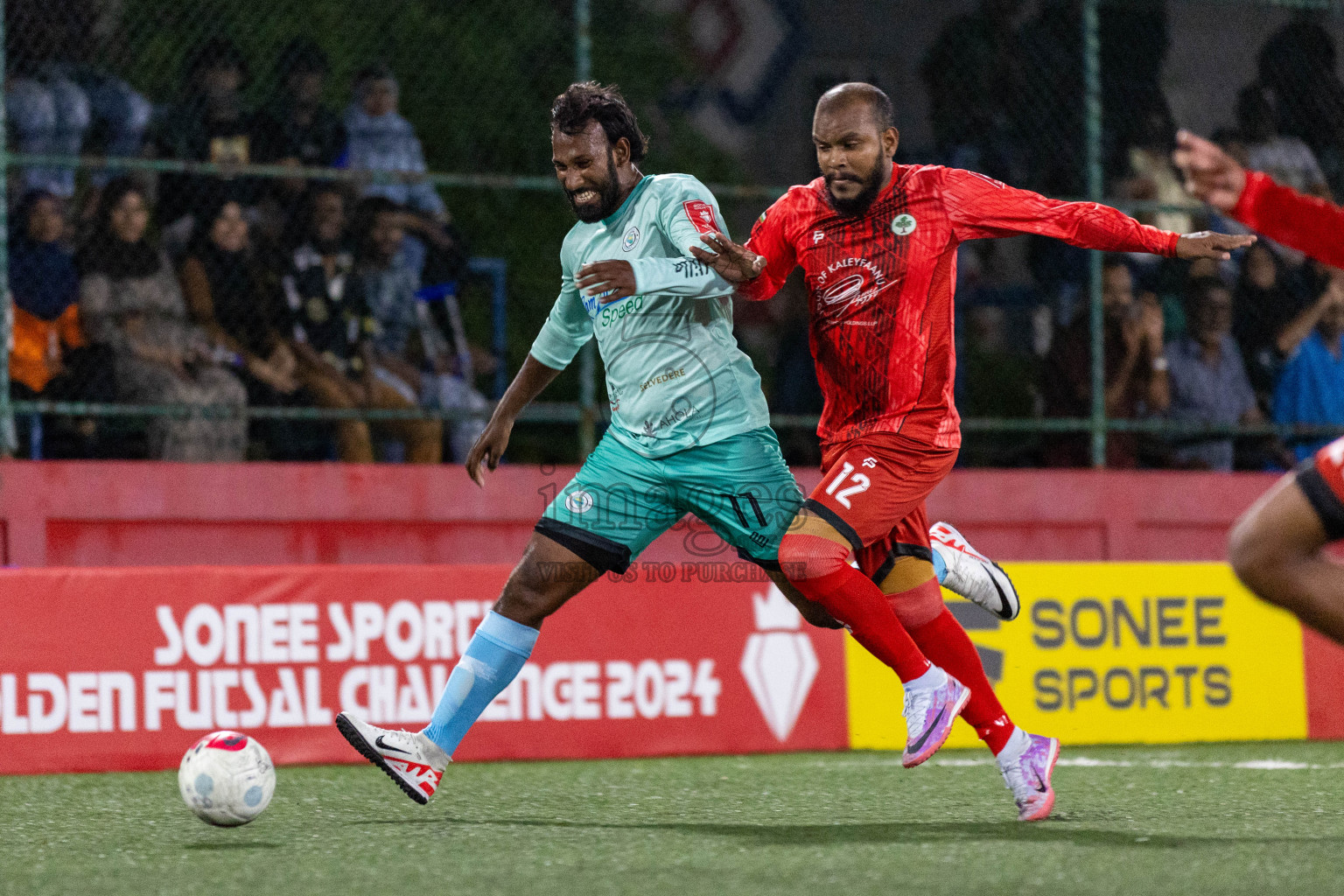 AA Thoddoo vs AA Feridhoo in Day 6 of Golden Futsal Challenge 2024 was held on Saturday, 20th January 2024, in Hulhumale', Maldives Photos: Nausham Waheed / images.mv