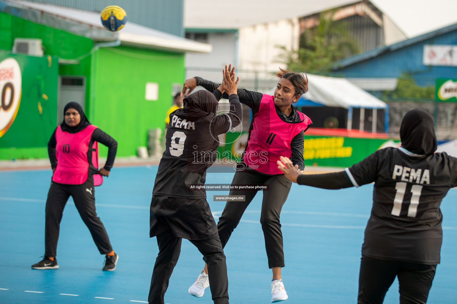 Day 12 of Milo 6th Inter Office Handball Tournament 2022 - Photos by Hassan Simah